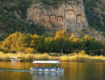 Plaża Żółwi Dalyan z Didim | Rzeka, Grobowce Skalane i Iztuzu Beach