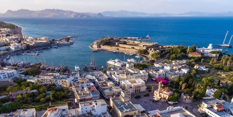 Kos Greek Island from Didim Altinkum